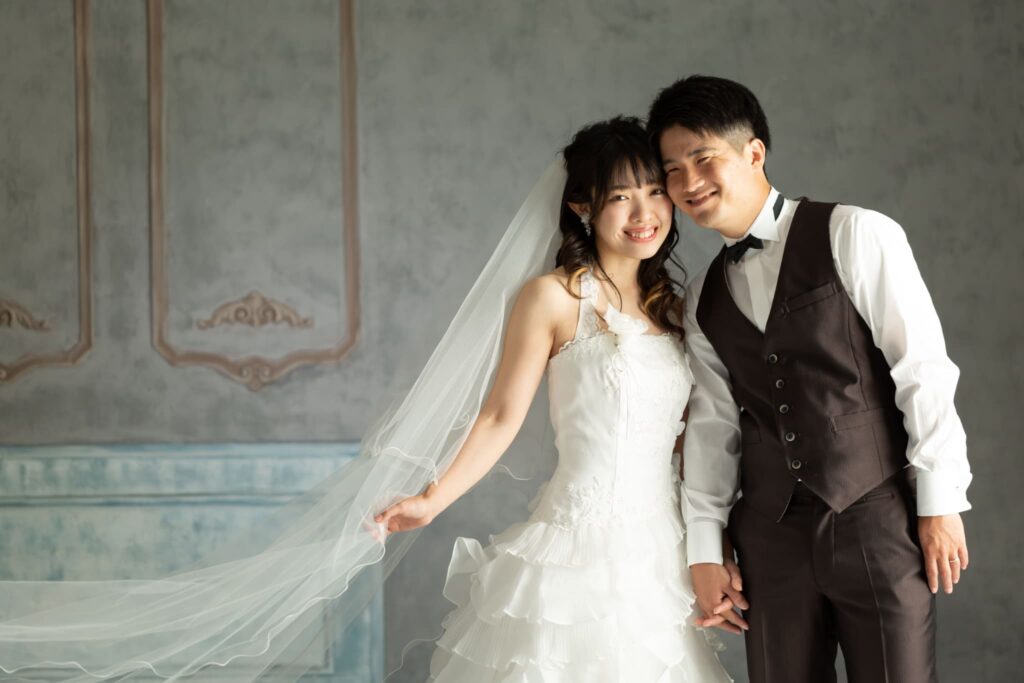 洋装フォトウェディング・結婚式前撮り_フォトスタジオワタナベ(渡辺写真館)奈良押熊店_奈良市・生駒市・精華町